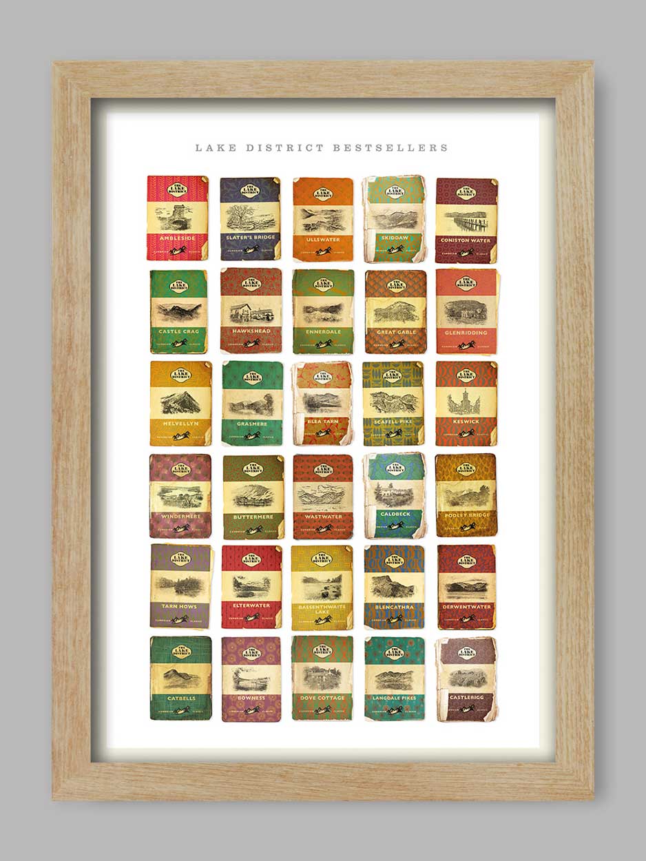 Lake District Bestsellers - Lake District Print - Image 3