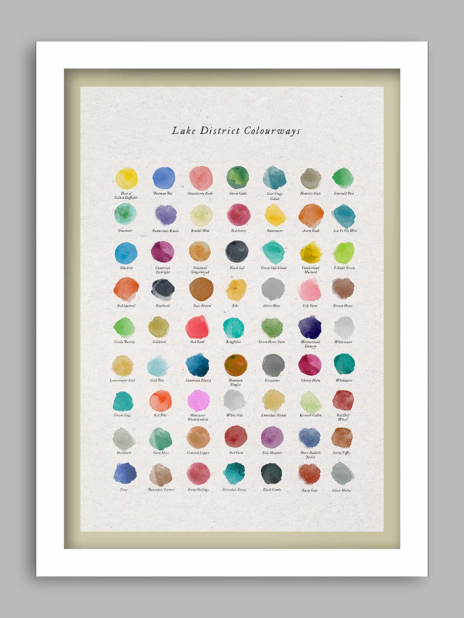 Lake District Colourways Print - Image 2