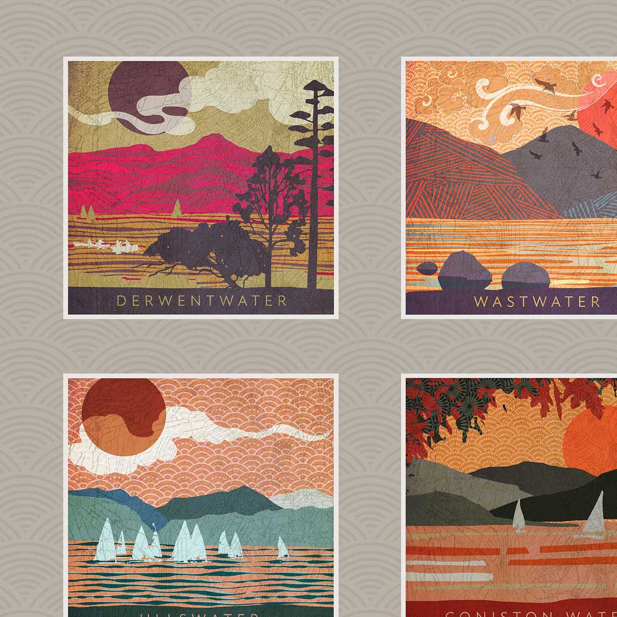Lakes Montage - Lake District Print - Image 4