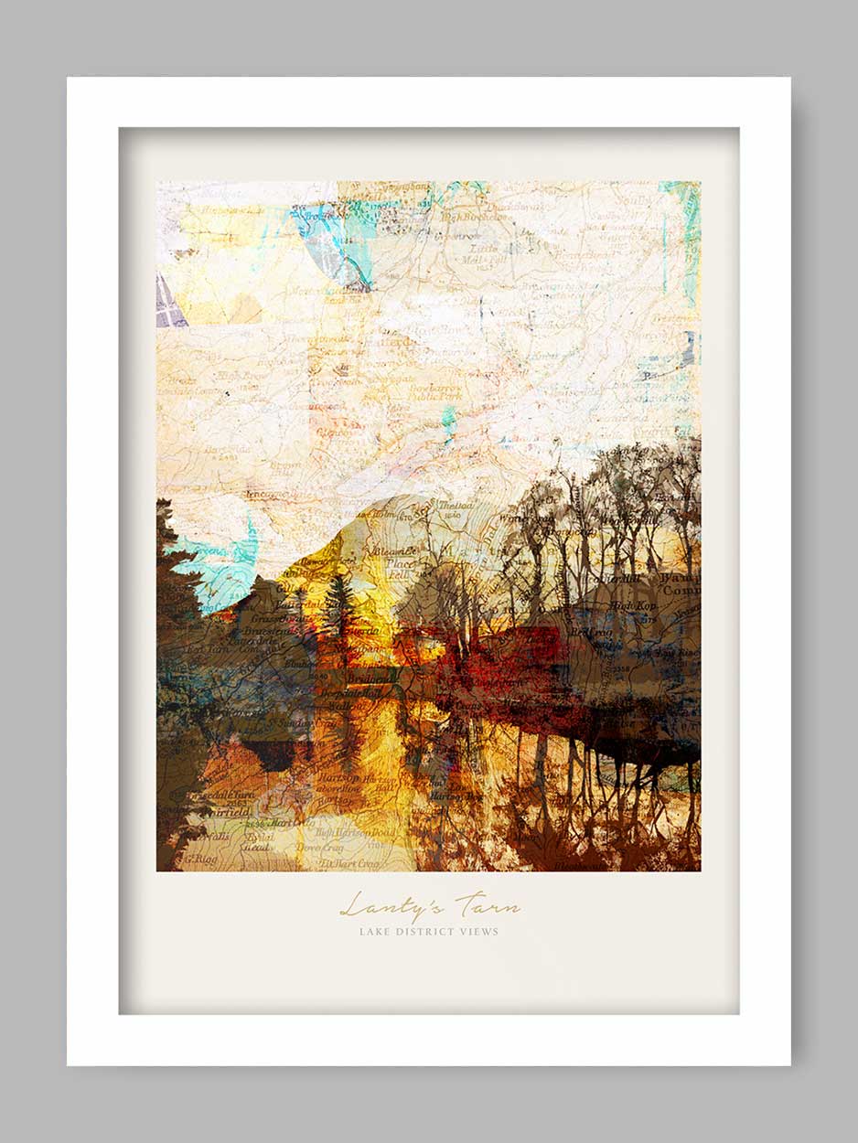 Lanty's Tarn - Lake District Views Print - Image 2