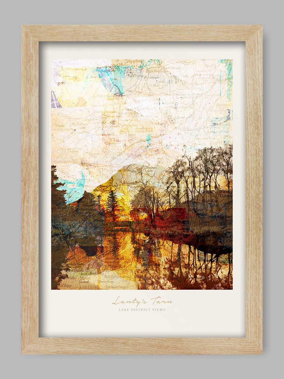 Lanty's Tarn - Lake District Views Print - Image 3