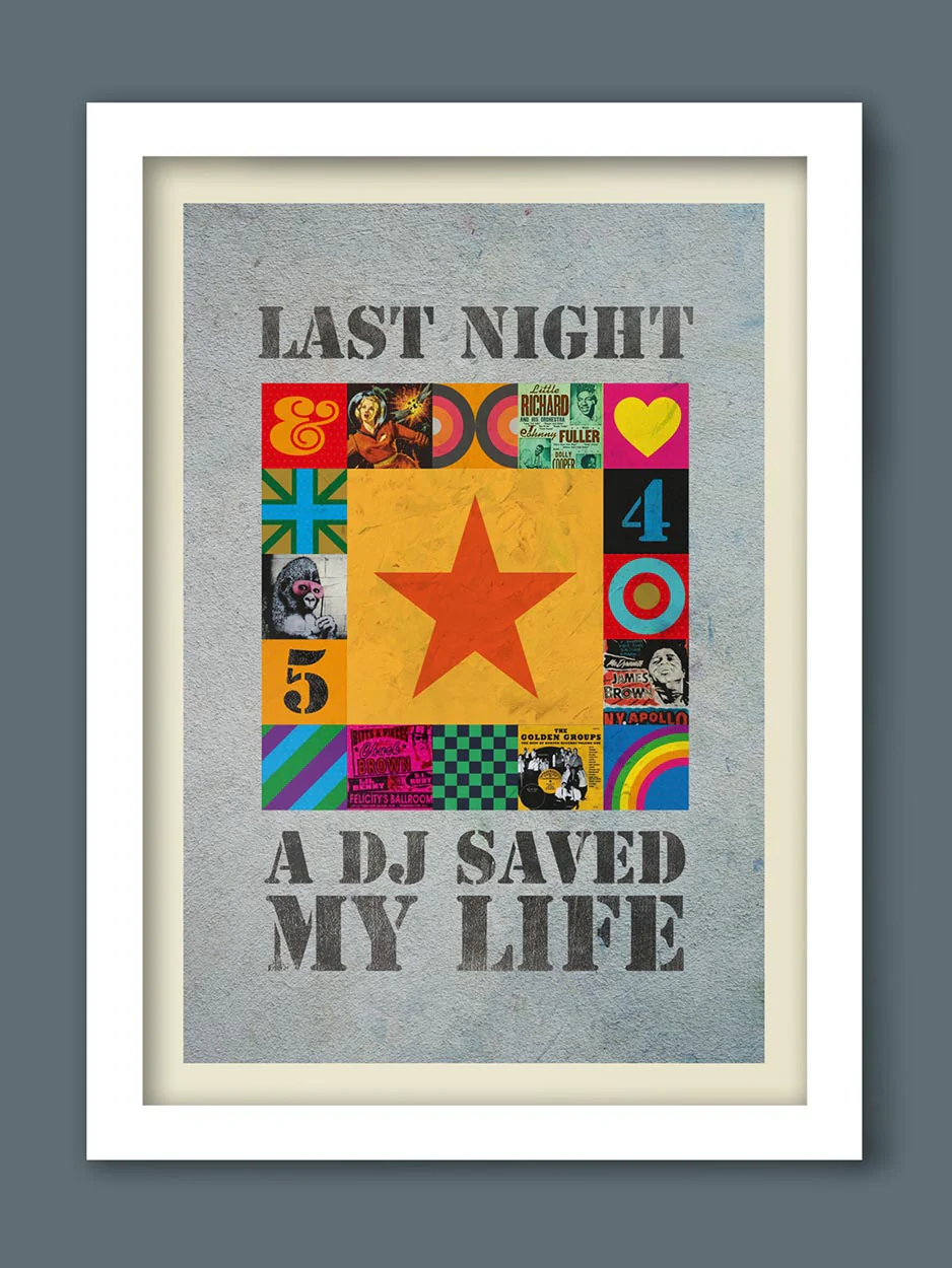 Last Night a DJ Saved My Life - Music Print - Image 2