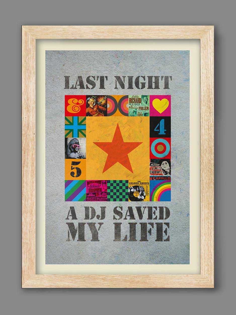 Last Night a DJ Saved My Life - Music Print - Image 3