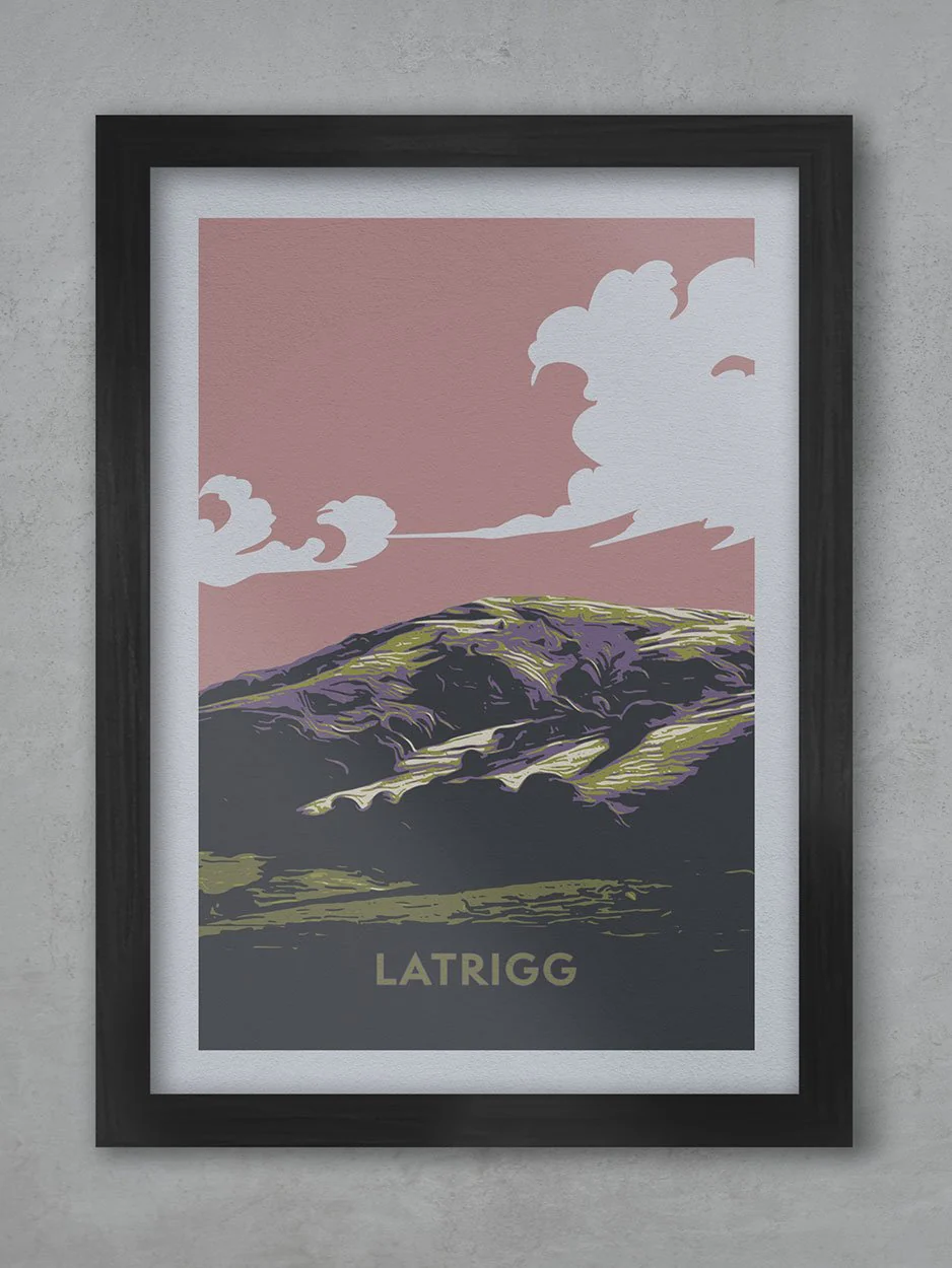 Latrigg - Lake District Print - Image 2