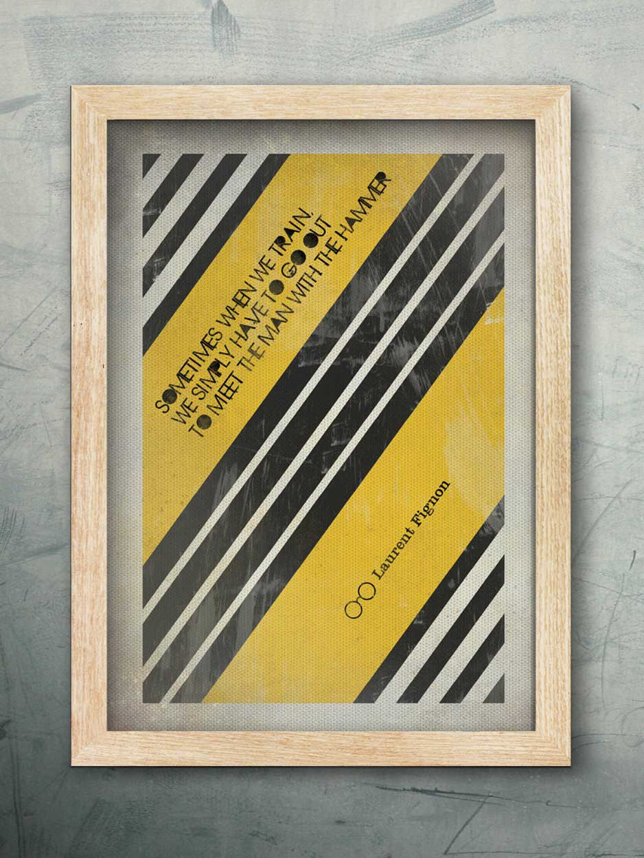 Laurent Fignon Quote - Cycling Print - Image 3