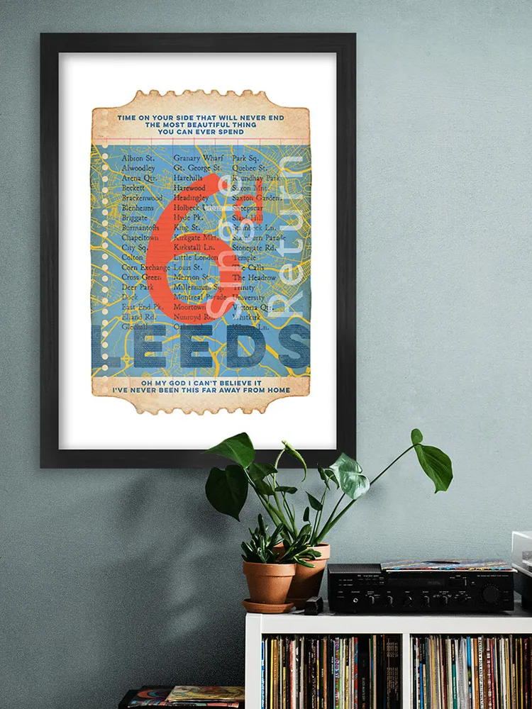 Leeds Ticket To Ride - Poster print - Image 5