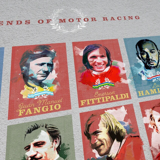 Legends of Motor Racing Poster Print - Image 5