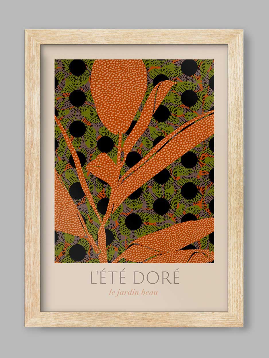 L'Été Doré - Botanical Print - Image 3