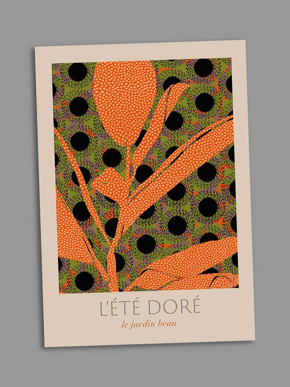 L'Été Doré  - Botanicals Blank Greeting Card