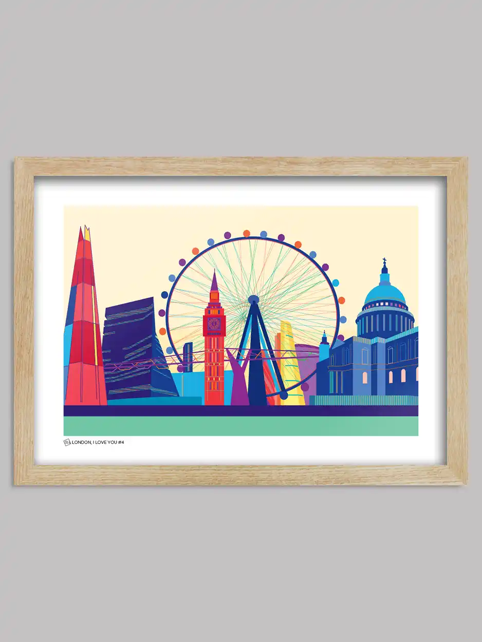 London I Love You Four Print - Image 3