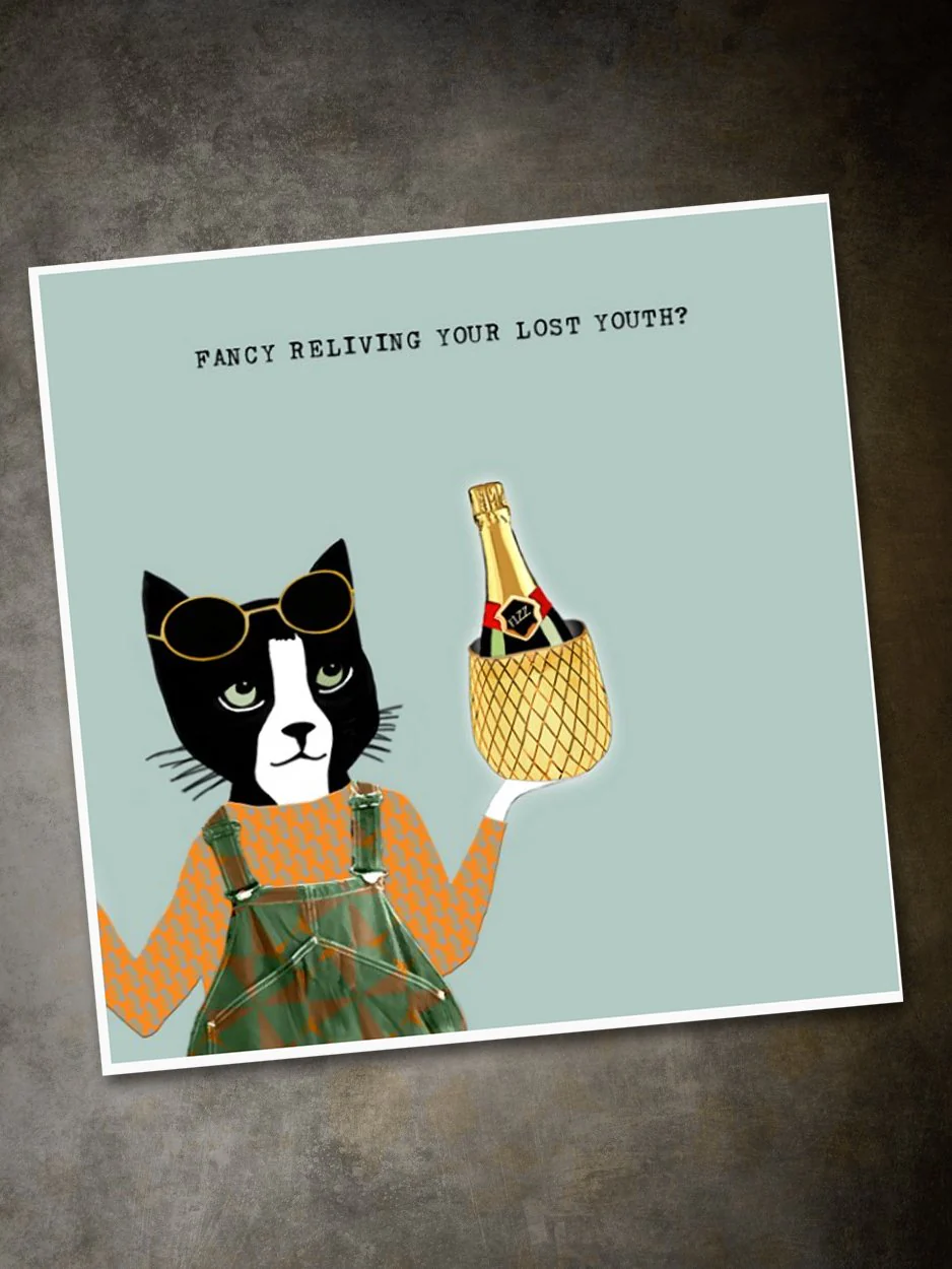 Lost Youth  - Blank Greeting Card