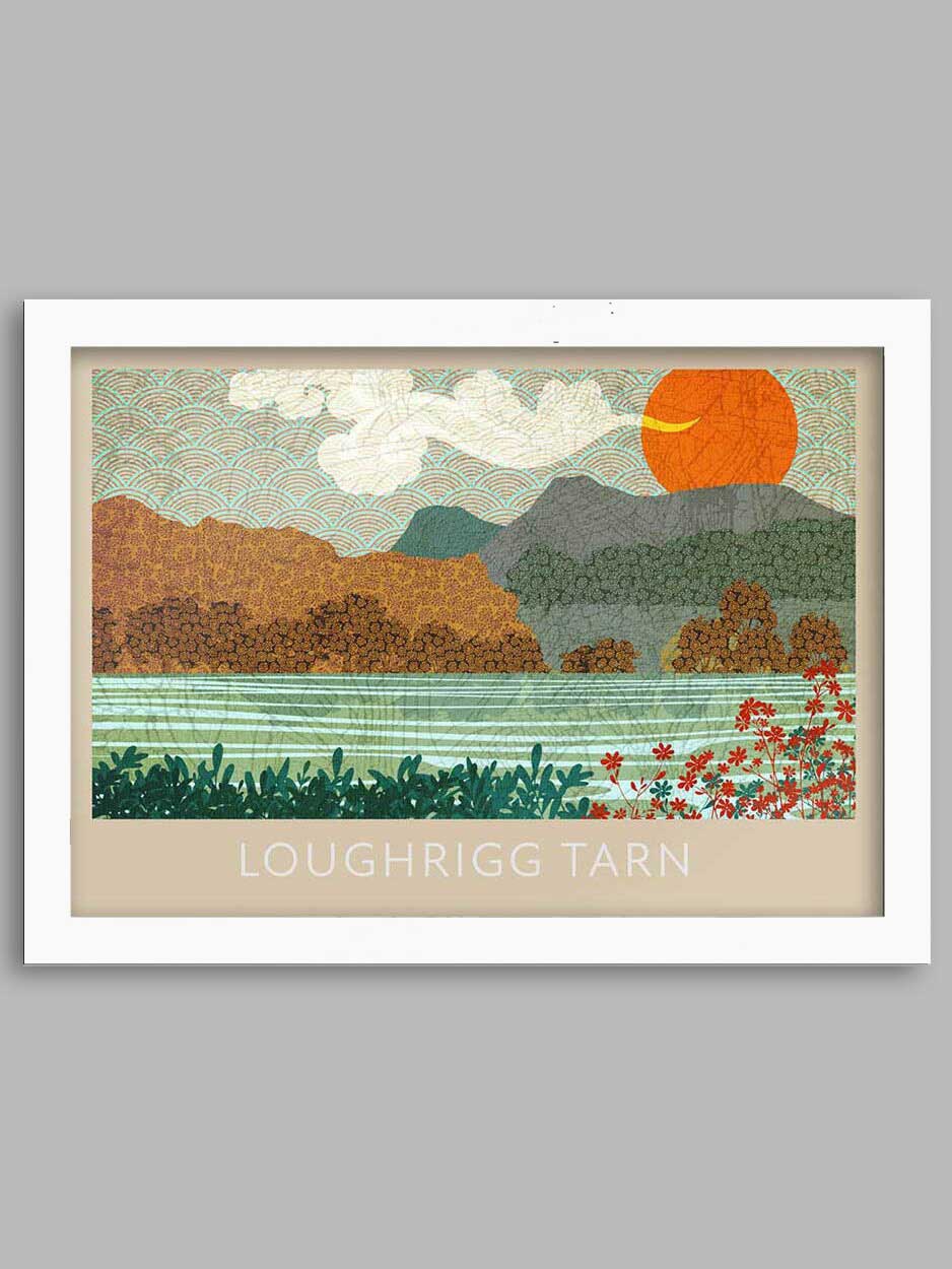 Loughrigg Tarn - Lake District Print - Image 2