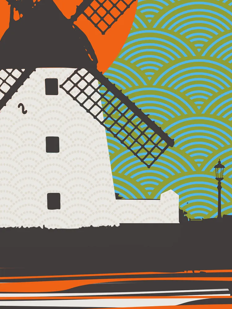 Lytham Windmill Print - Image 4