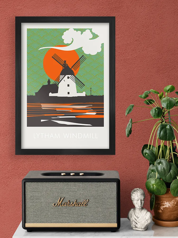 Lytham Windmill Print - Image 5