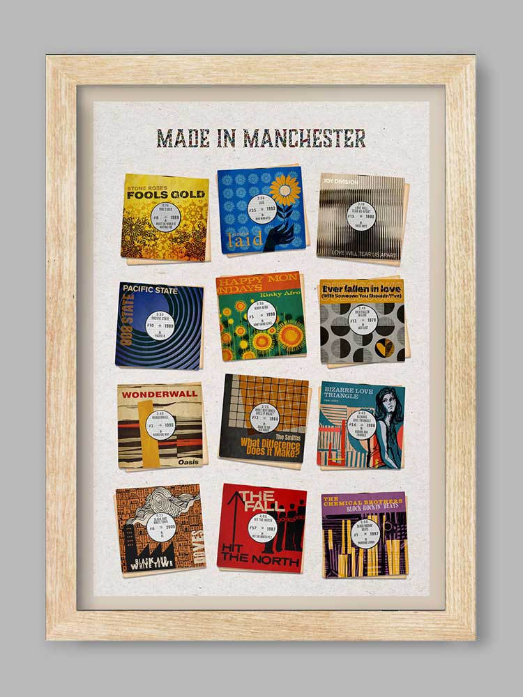 Made in Manchester - Music Print - Image 3