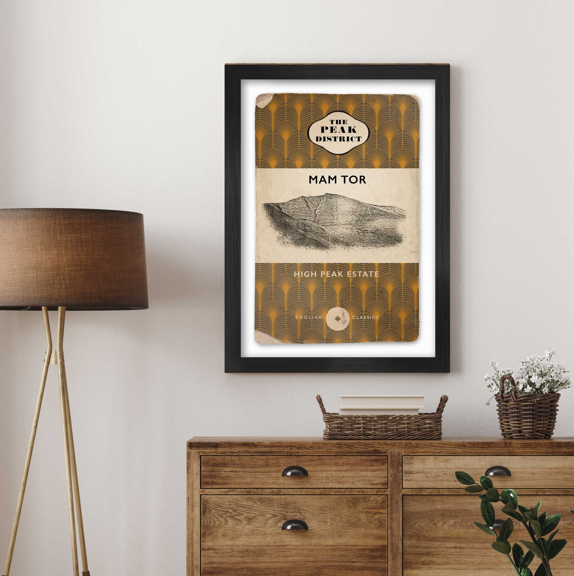 Mam Tor Vintage Print - Image 5