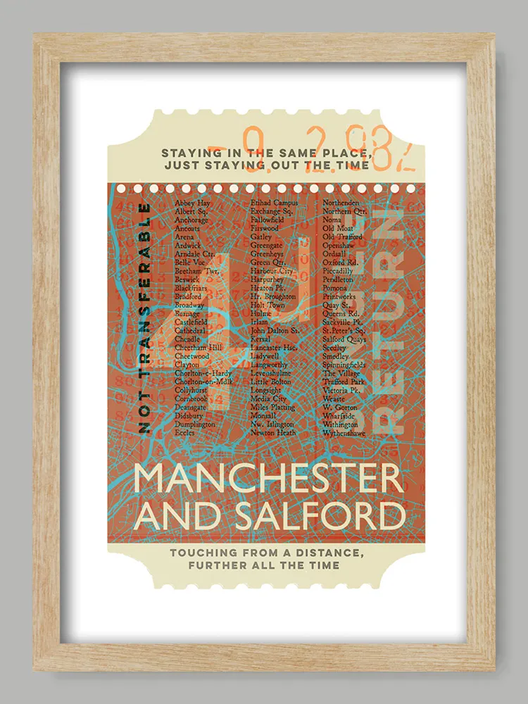 Manchester Ticket To Ride Print - Image 3