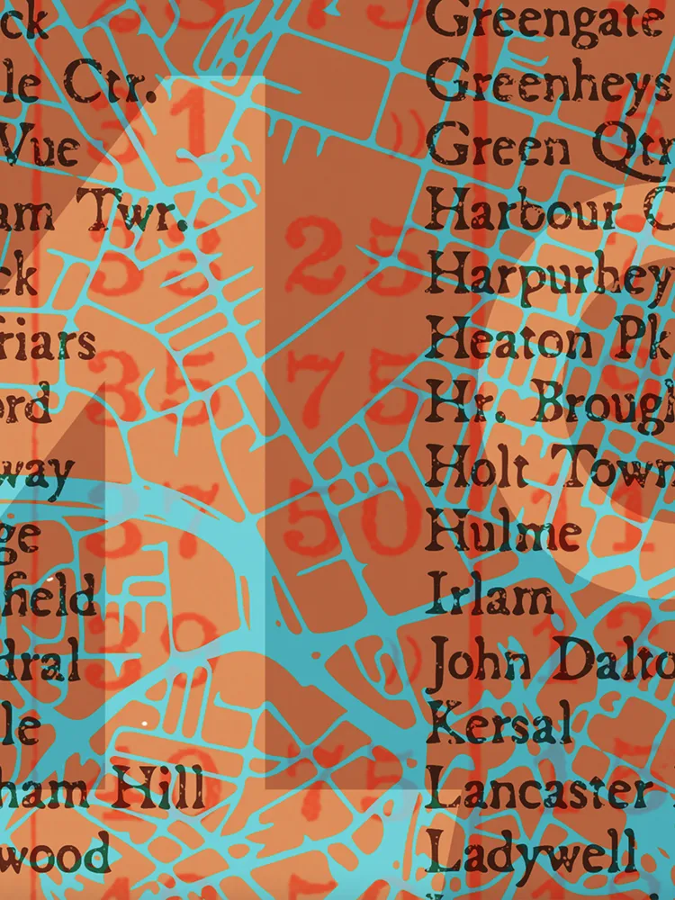 Manchester Ticket To Ride Print - Image 4