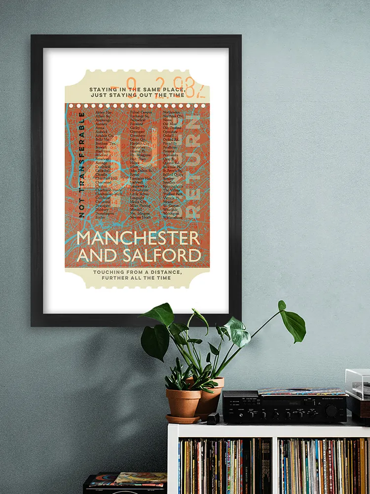 Manchester Ticket To Ride Print - Image 5