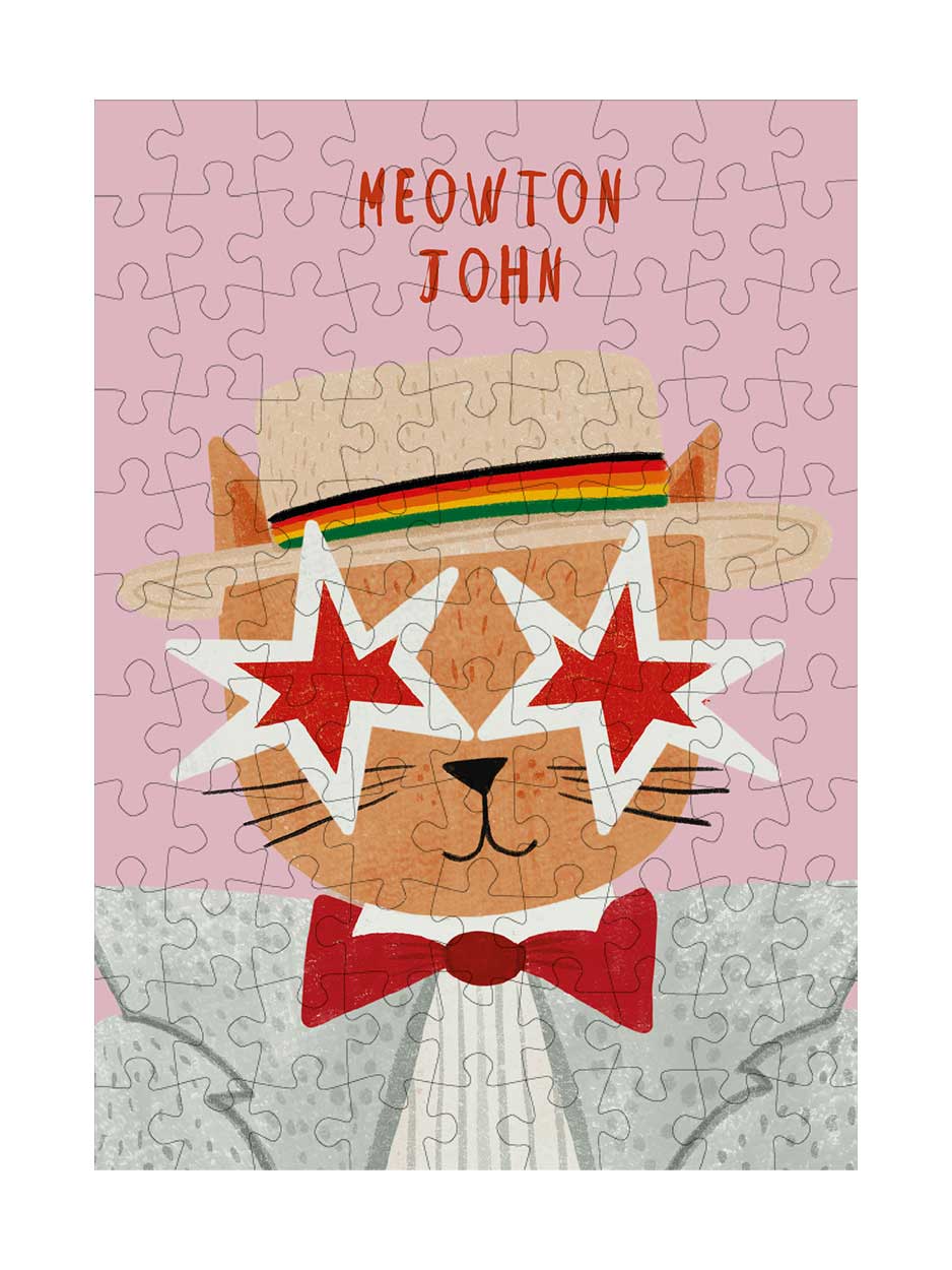 Meowton John - 99 Piece Mini Puzzle - Image 2
