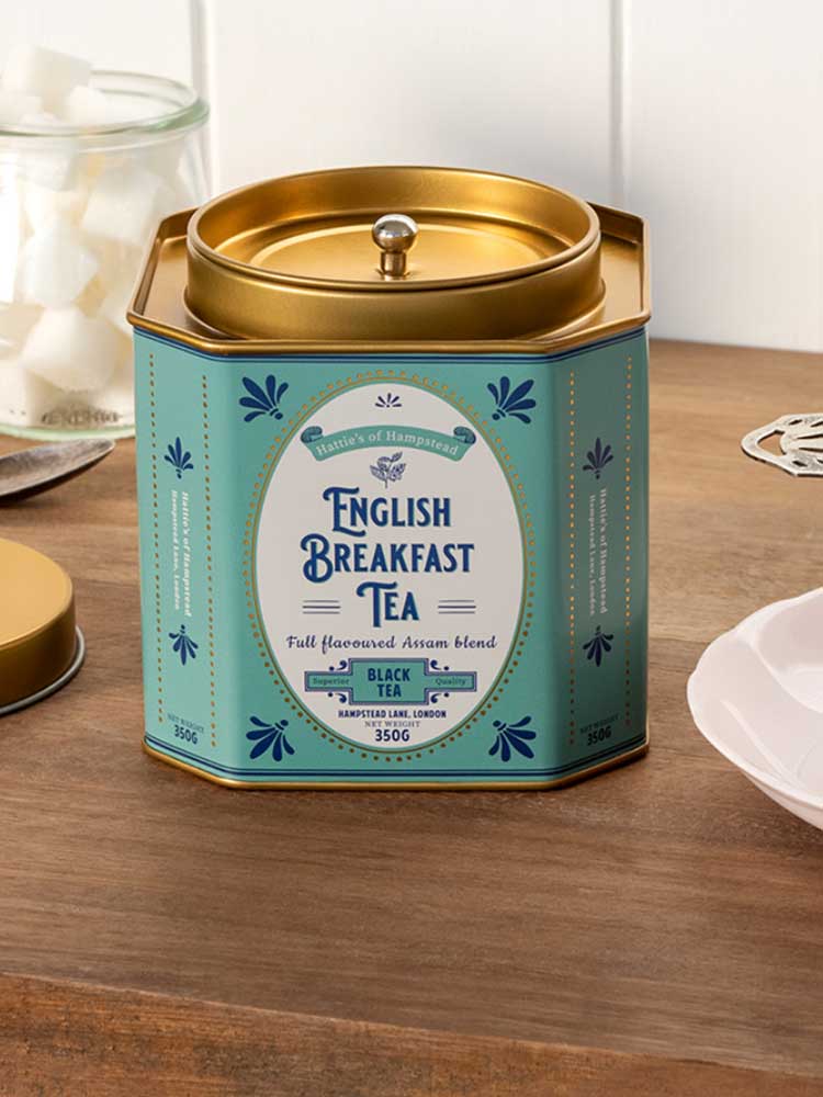Metal Tea Caddy - English Breakfast