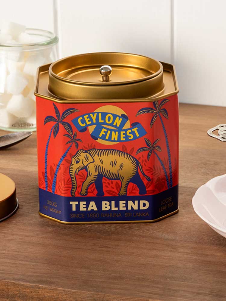 Metal Tea Caddy - Ceylon Finest