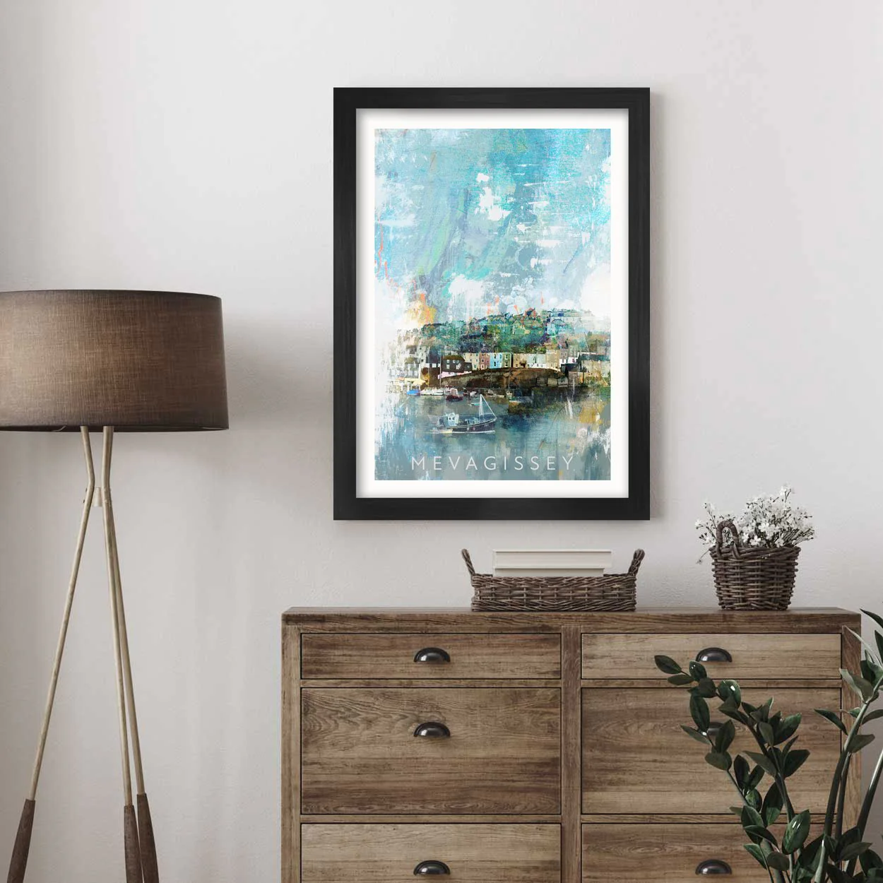 Mevagissey Harbour Print - Image 5