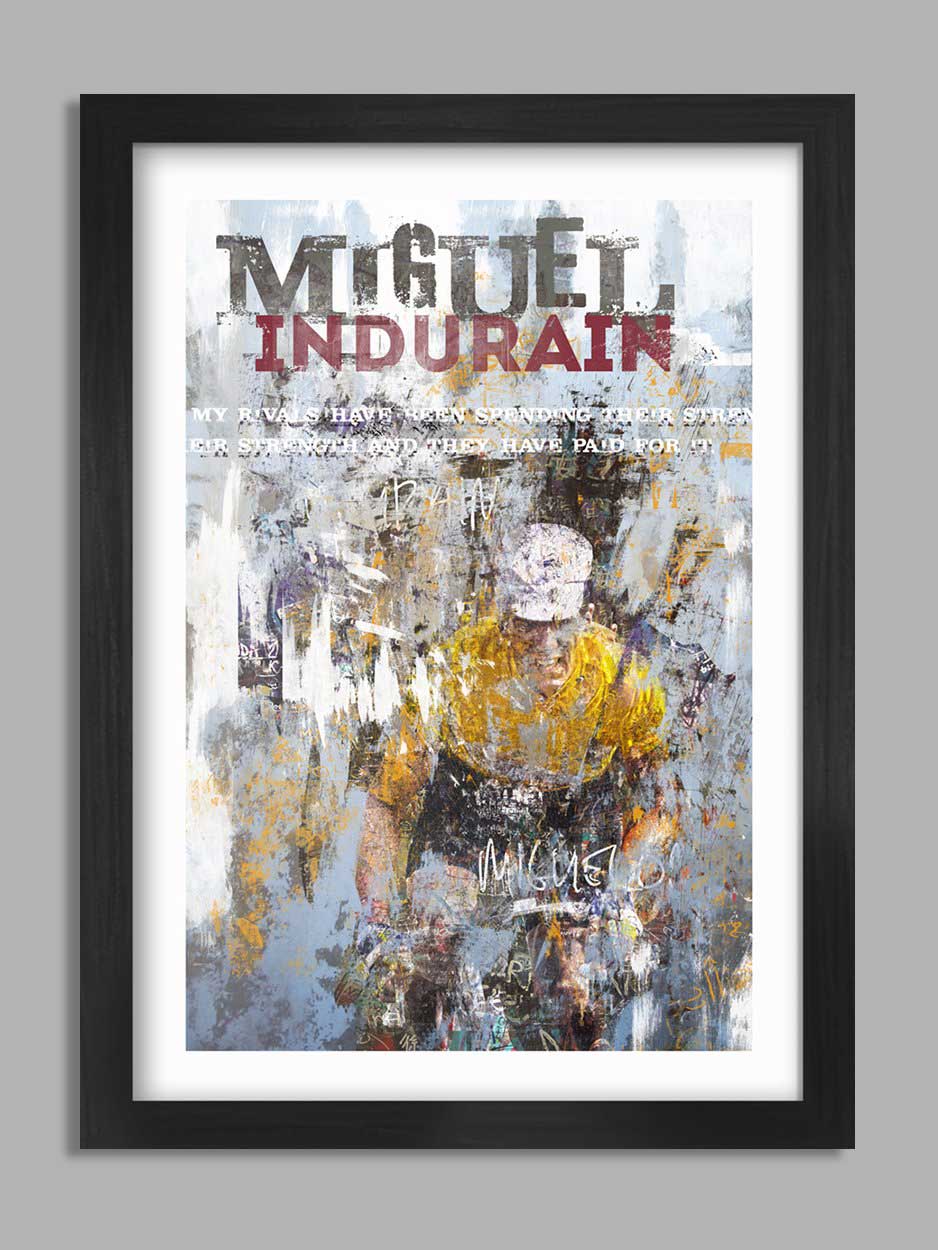 Miguel Induráin - Cycling Print