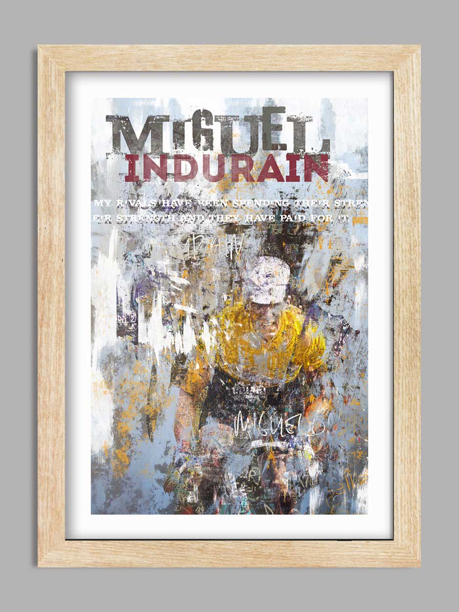 Miguel Induráin - Cycling Print - Image 3