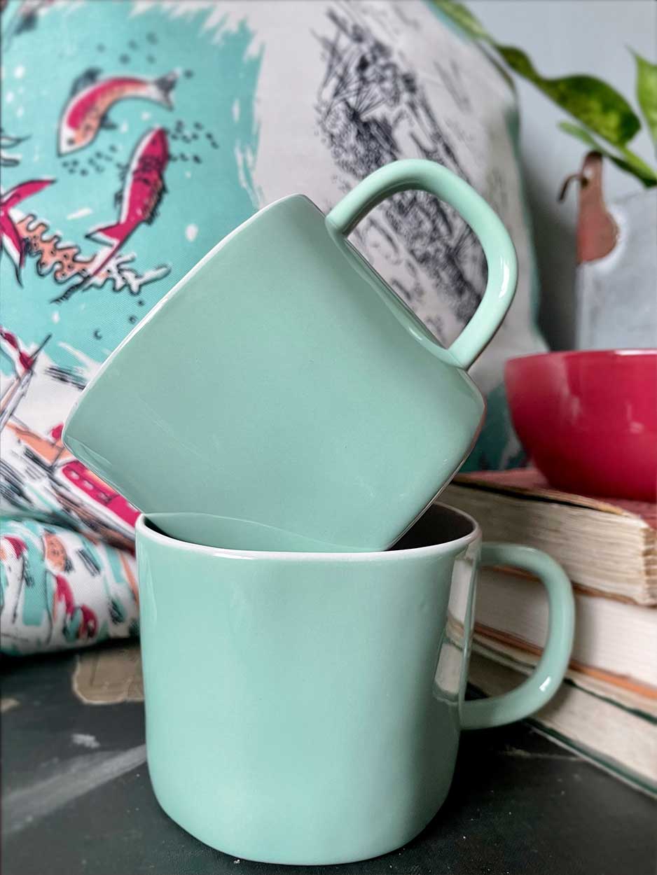 Mint Green Mug - Quail Ceramics