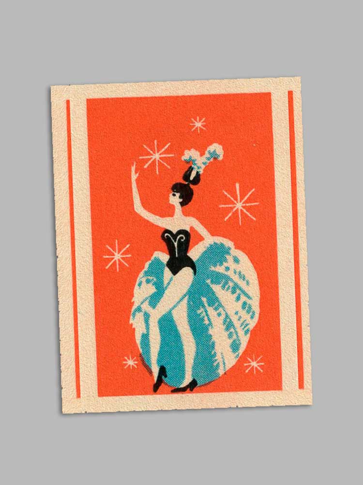 Moulin Rouge - petite greeting card