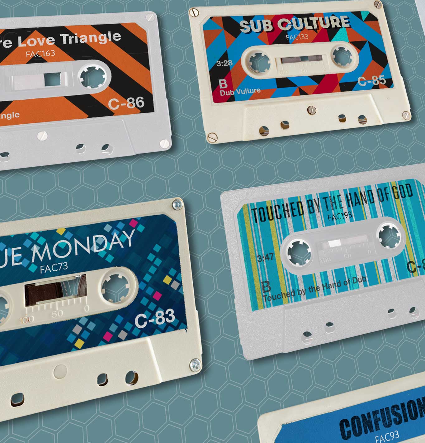 New Order 'FAC File' - Cassette Music Print - Image 5