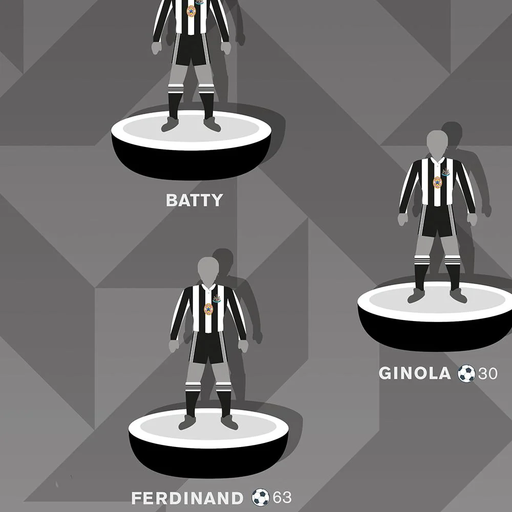 Newcastle United 96 - Football Print - Image 5