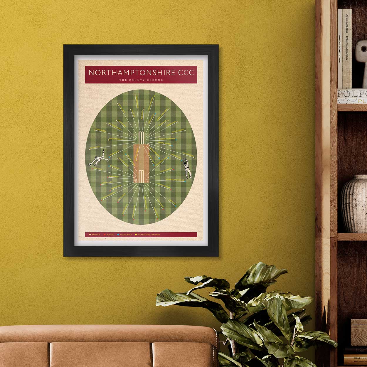 Northants CCC - Cricket Print - Image 5