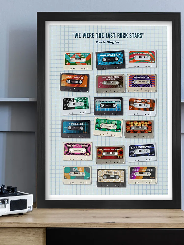 Oasis - We Were the Last of the Rock Stars - Music Print - Image 5