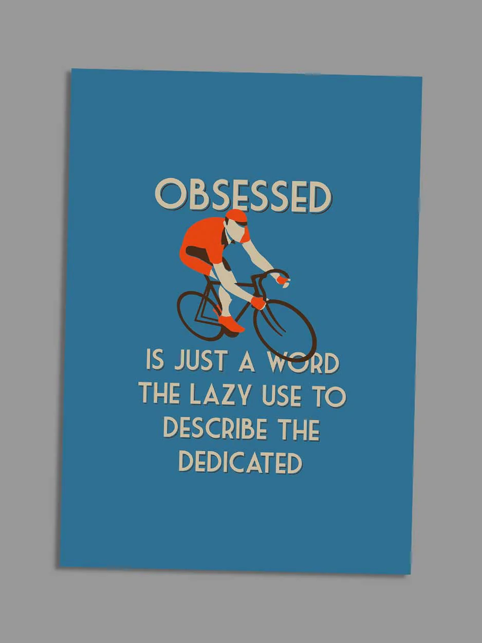 Obsessed - Blank Greeting Card