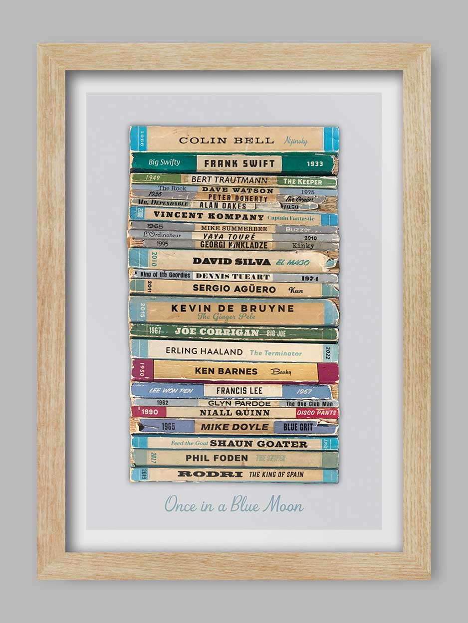 Once in a Blue Moon - Manchester City Football Print - Image 3
