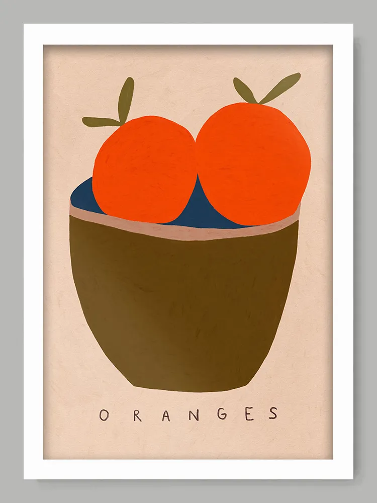 Oranges In Vase Print - Image 2