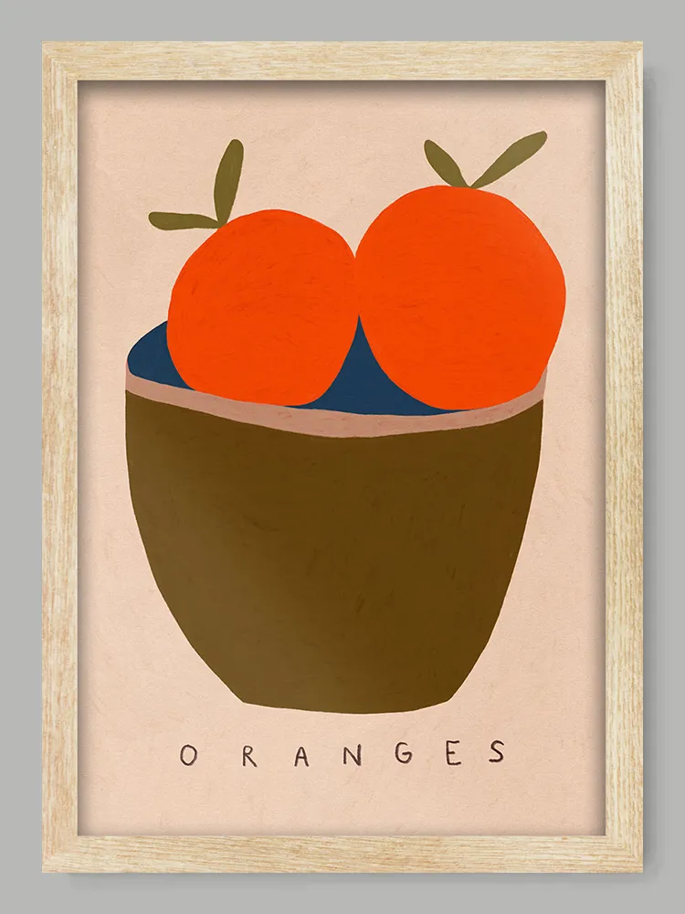 Oranges In Vase Print - Image 3
