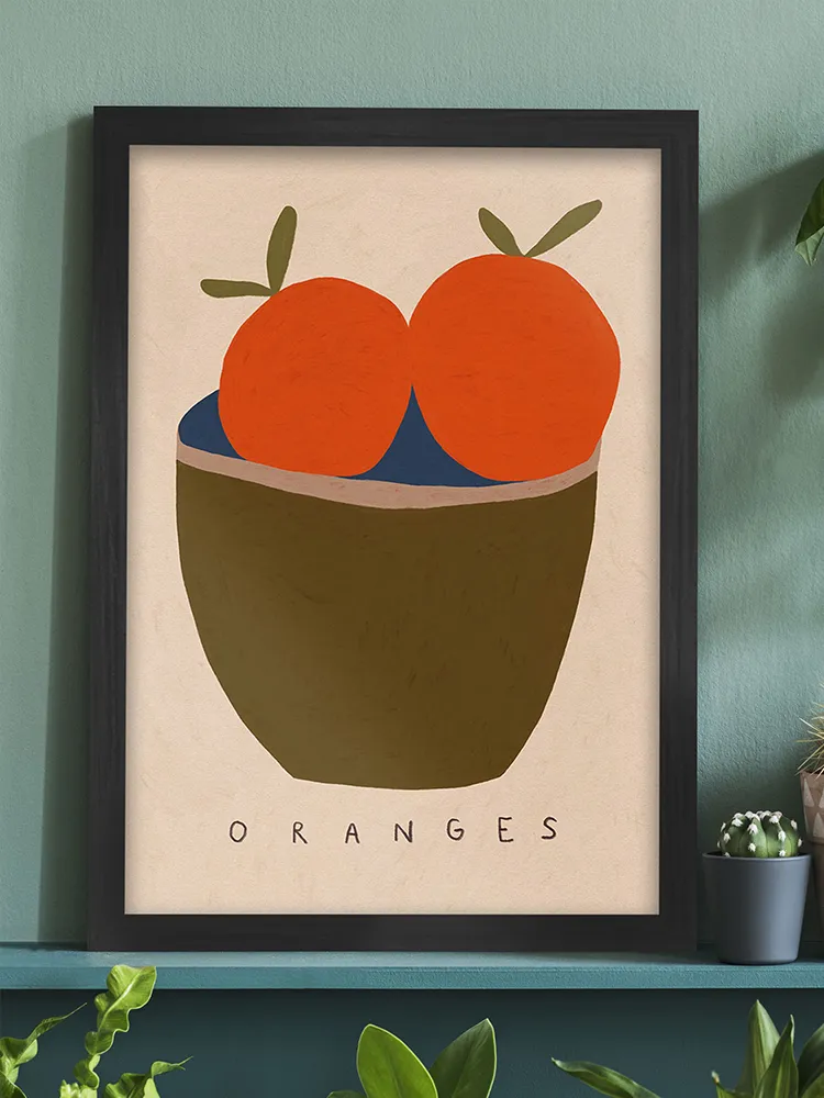 Oranges In Vase Print - Image 4