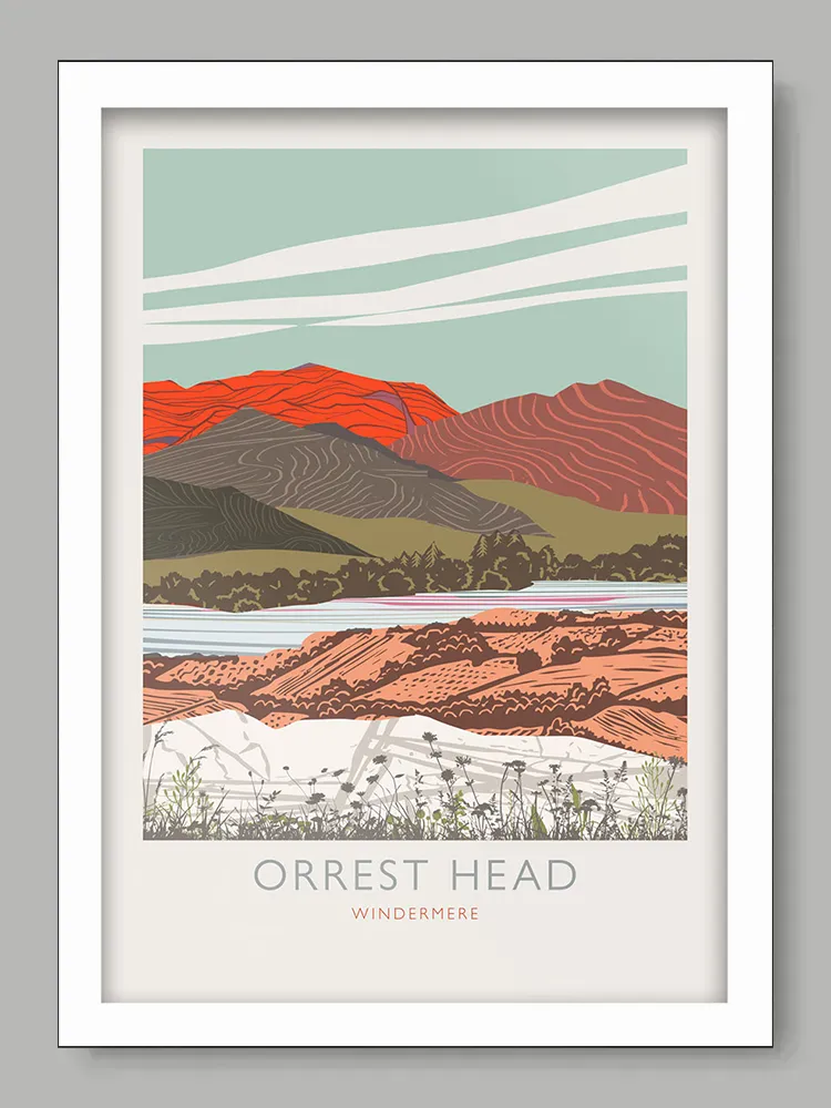 Orrest Head - Lake District Print - Image 2