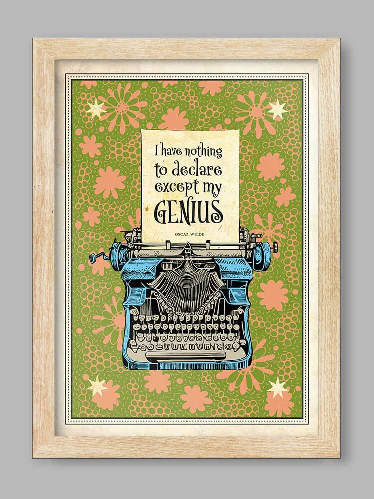 Oscar Wilde Literary Quote Print - Image 3