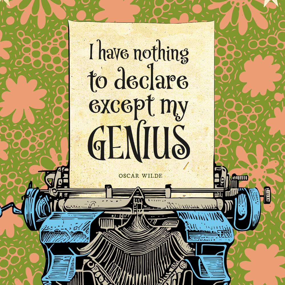 Oscar Wilde Literary Quote Print - Image 4