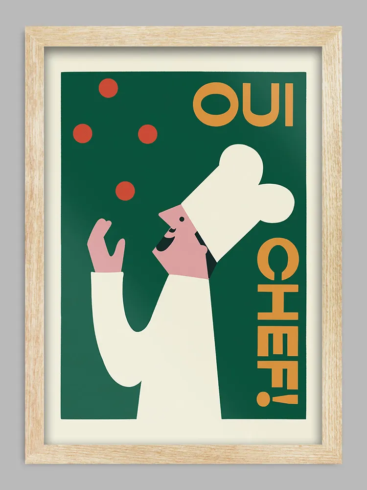 Oui Chef Print - Image 3