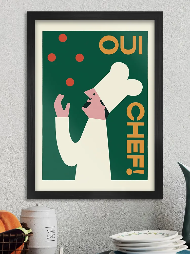 Oui Chef Print - Image 4