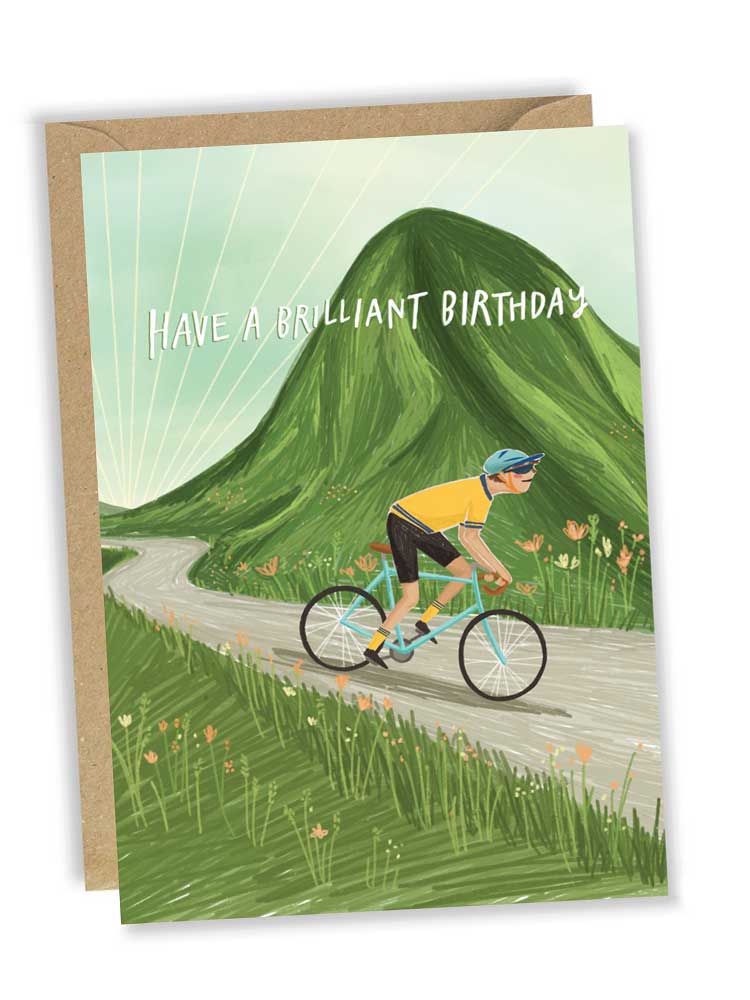 Out for a Ride Happy Birthday Greeting Card