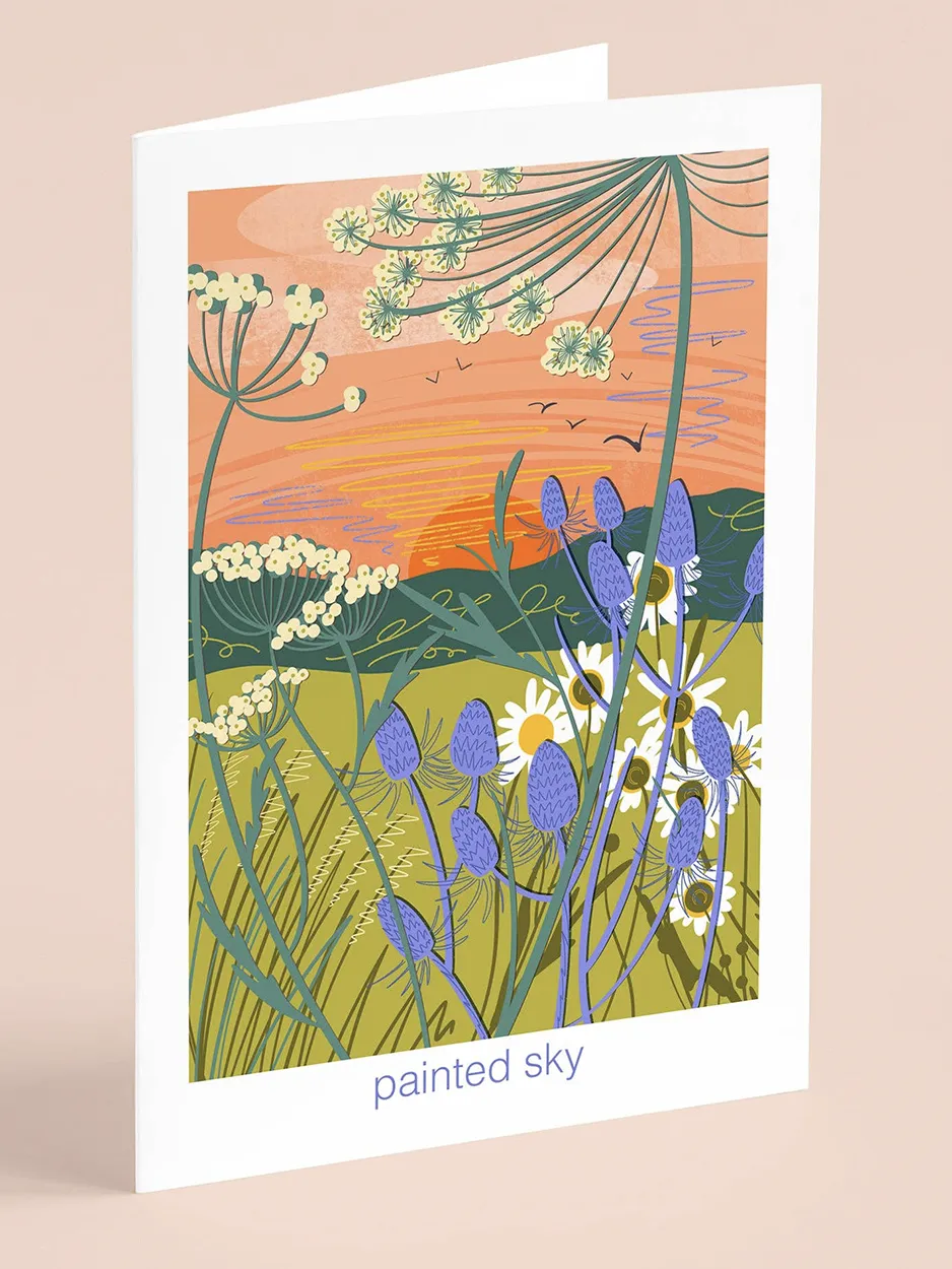 Painted Sky Greeting Card - Image 2