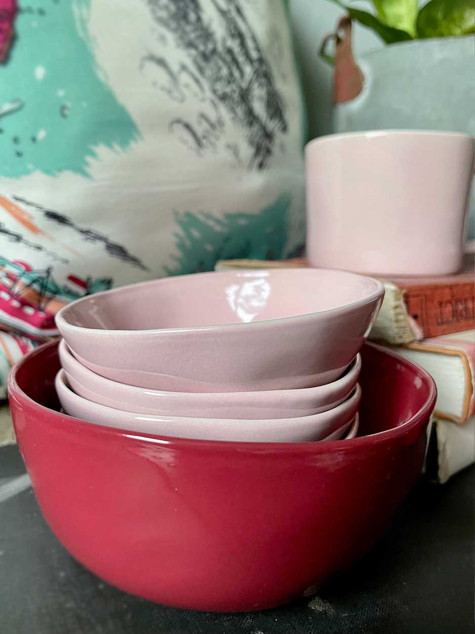 Pale Pink Small Dipping Bowl - Quail Ceramics