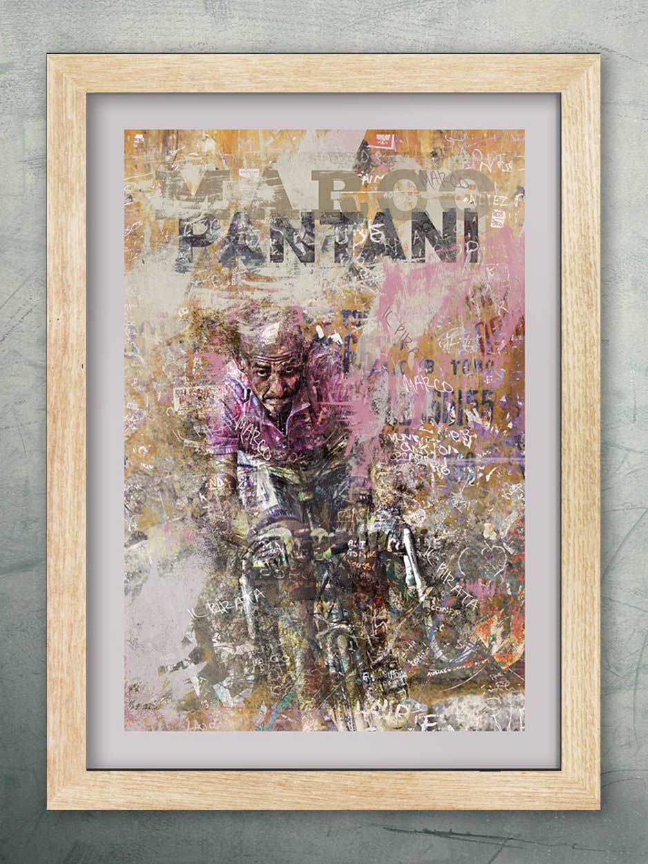 Marco Pantani - The Climber Cyling Print - Image 3