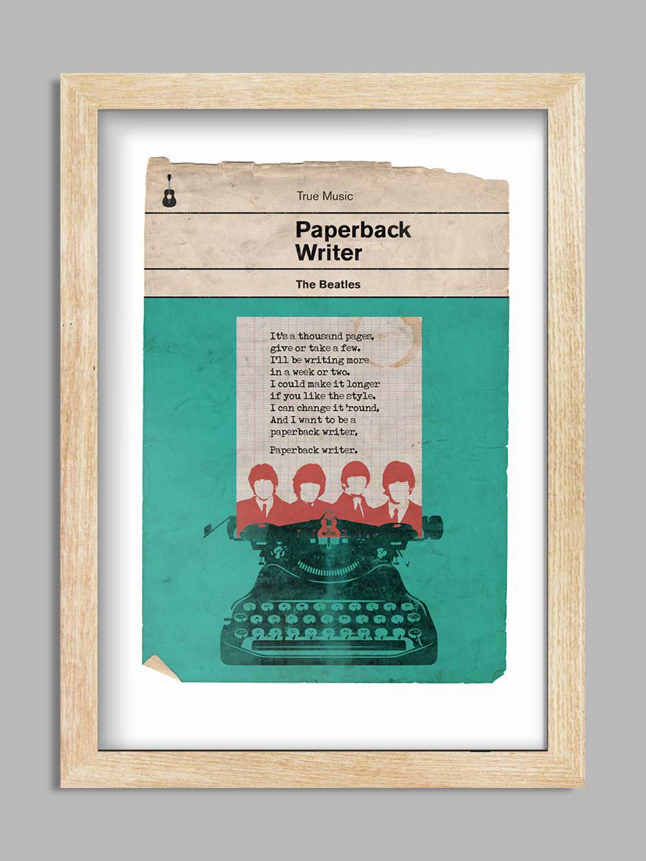 Paperback Writer - Beatles Music Print - Image 3